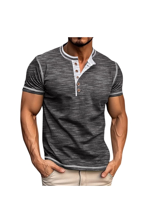 Men Blouses Polyester Spandex Long Sleeve Shirts Comfort Long Sleeve Tees Men Layering Tee Tops Loose Fit Swim Top Shirts for with Sleeves Tees Nonslip Slipper Picks Tee Grey S