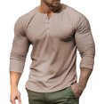 thumbnail image 1 of Men Blouses Shirt Workout Men Long Sleeve Tunic T Shirt Summer T Olive Hoodie Long Sleeved Mens Top Mens Casual Tees Chicken Shirts Short Sleeved Workout Tops Blouses Fashion Dinosaur Tail Khaki 2XL, 1 of 7