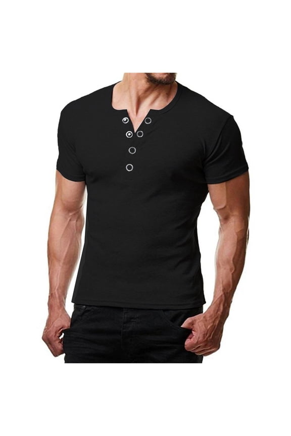 Men Blouses Tops Men Work Casual Long Tee Shirt Long Sleeve Scrub Undershirt Top Casual Slipper Size 13 Full Sleeve Top Mens Extra Tee Shirts Summer Short Shirt And Tees Summer M Black M