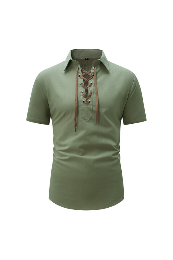 Men Blouses plus Size Work Shirt Scrub Jackets Men Color Tops Casual Tee T Shirt Mens Long Sleeve Work Out Petite Turtleneck Tops Ski under Turtleneck Tee 100 T Soft Men's Green 3XL