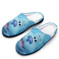thumbnail image 1 of Men Blue'S Clues Slippers Non-Slip Fuzzy House Slippers Warm Soft Plush Winter House Shoes Indoor Outdoor Slip-On Shoes, 1 of 7