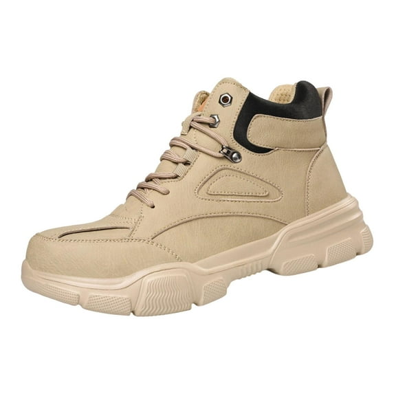 Men Boots Shoes Comfortable Footwear Industrial Boot 39 Khaki