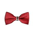 thumbnail image 1 of Men Bow Tie Formal Business Style Rhinestone Decor Exquisite Satin Bright Color Smooth Solid Color Party Banquet Wedding Groom Bow Clothes Accessories, 1 of 8