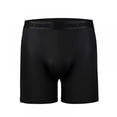 thumbnail image 1 of Men Boxer Briefs Compression Shorts Quick-Drying Bottoms Wide Waistband Shorts Basic Shorts Mesh Five Pants Sport Training Running Underwear, 1 of 9