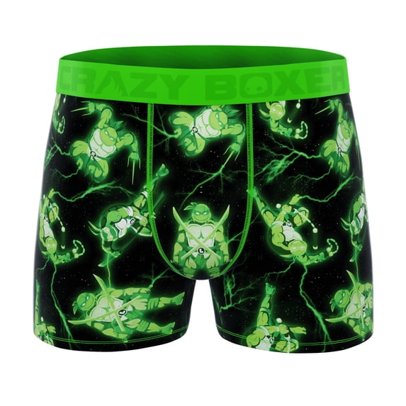 Men' Boxer Briefs - NINJA TURTLES - GREEN POWER