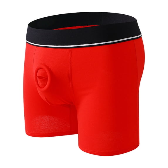 Men Boxer Underwear Breathable Pouch 3D Cutting Comfortable Home Panties Elastic Low-rise Shorts Briefs