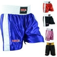 thumbnail image 1 of Men Boxing Shorts For Boxing Training Fitness Gym Cage Fight MMA Mauy Thai Kickboxing Trunks Clothing Blue/White X-Small, 1 of 6