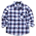 thumbnail image 1 of Men & Boy Button Down Shirt Kid Flannel Shirt Toddler Buffalo Plaid Shirt Boys Western Shirts Long Sleeve Father Son Shirt, 1 of 4