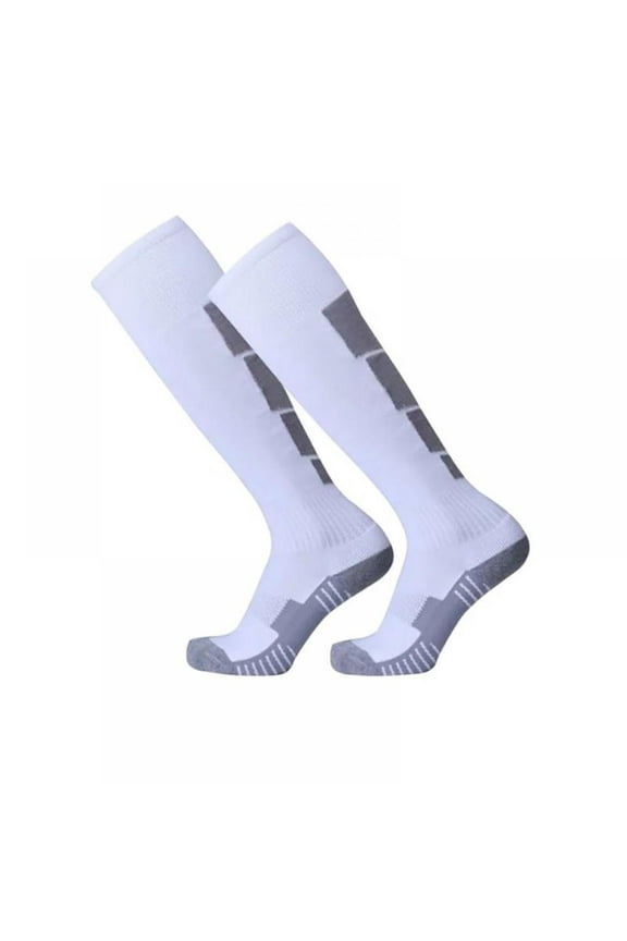 Men Boys Cotton Comfortable Leg Compression Long Socks Stretch Relief Soft Socks Plain Over Knee High Sock