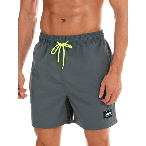 Men Boys Swim Shorts Bottom Trunks Pants Board Shorts Boardshorts Summer Swimwear Swimsuit Beachwear Casual Surfing Swimming Bathing Suit Quick Dry M-3XL