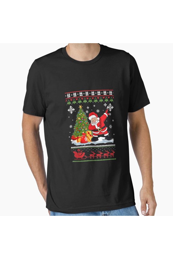 Men Boys Xmas Dab Crew Spreads Festive Christmas Winter Dance Fun Unisex T-Shirt, up to size 5XL