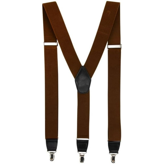 Men Braces Y Style Stainless Steel Metal Clips One Size Adjustable Suspenders Trouser Braces Salopette Braces Strong Metal Clips