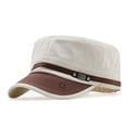 thumbnail image 1 of Men Breathable Cotton Cadet Hat Baseball Cap Army Hat Sun Cap BEIGE, 1 of 8