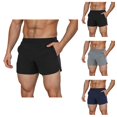 thumbnail image 1 of Men Breathable Loose Three Point Shorts - Light Quick Dry Fabric Running Pants For Fitness, Comfortable Beach Trousers Sport Leisure Style Running Shorts For Men Summer Outdoor Gym, 1 of 5