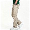 thumbnail image 1 of Men Breathable Multi Utility Cargo Trousers Tapered Reinforced Rugged 6 Pocket Outdoor Cargo Pants S-XL, 1 of 9