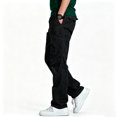 thumbnail image 1 of Men Breathable Multi Utility Cargo Trousers Tapered Reinforced Rugged 6 Pocket Outdoor Cargo Pants S-XL, 1 of 9