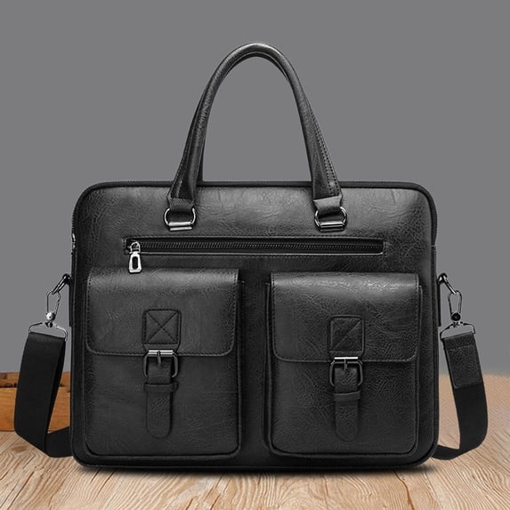 Men Briefcase for Computer Crossbody Business Travel Office Shoulder Bag, Professional Work Bag