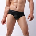 thumbnail image 1 of Men Briefs Tbopshirt Brief Underwear,Hipster Underwear,Fashionable Men's Briefs Ice Breathable Comfortable Bulge Pouch Underwear,Cheeky Panties,Gifts, 1 of 7