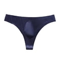 thumbnail image 1 of Men Briefs High Elasticity Fit Tight Cut Letter Print Panties Sports Gym Thin Ice Silk Seamless Underwear, 1 of 8