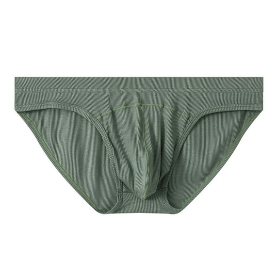 Men Briefs Low-rise U-Convex High Elasticity Fit Tight Cut Panties Breathable Teenager Briefs