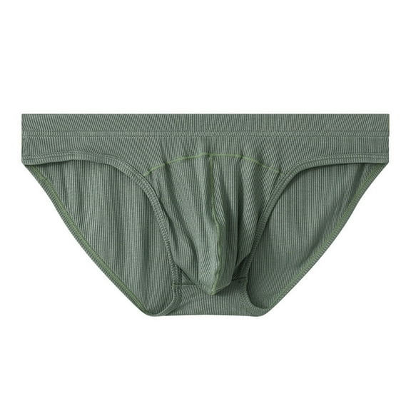 Men Briefs Low-rise U-Convex High Elasticity Fit Tight Cut Panties Breathable Teenager Briefs