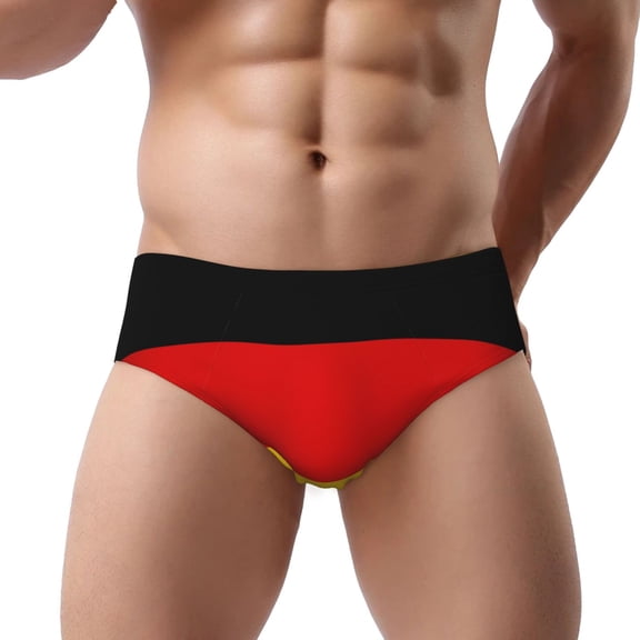 Men Briefs Underwear German Flag Underwear Briefs Comfortable Underpants