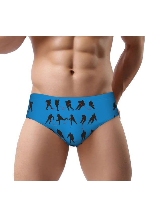 Men Briefs Underwear Ice Hockey Underwear Briefs Comfortable Underpants