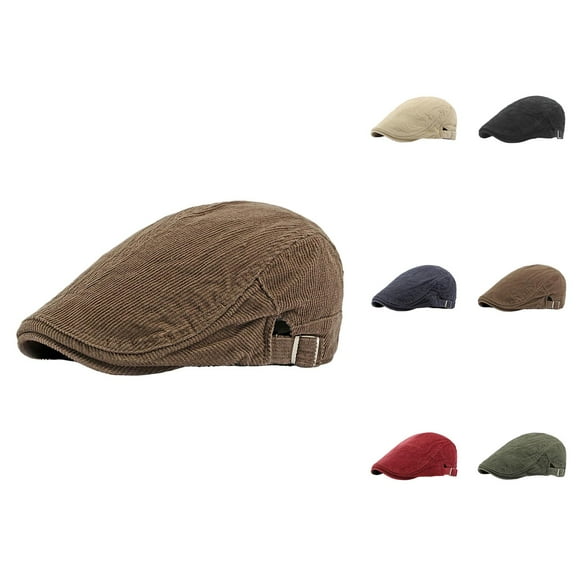 Men British Beret Painter Cap – Vintage Style Eight-Panel Hat, Warm Winter Casual Fashion Beret, Classic Retro Accessory for Streetwear