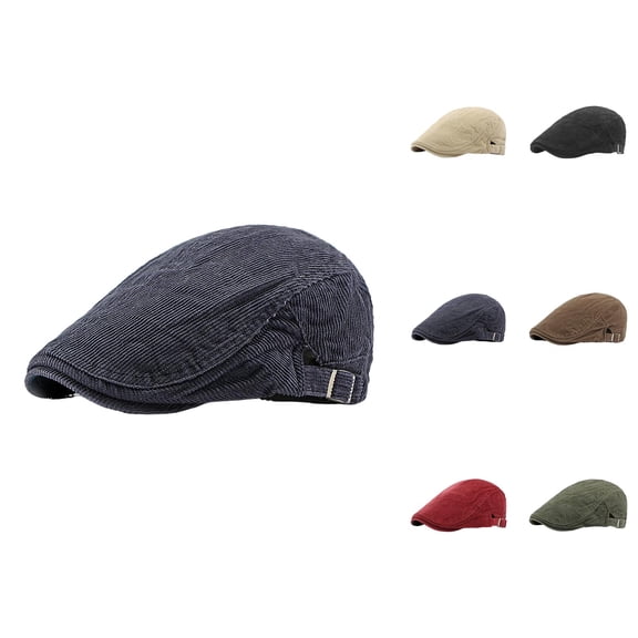 Men British Beret Painter Cap – Vintage Style Eight-Panel Hat, Warm Winter Casual Fashion Beret, Classic Retro Accessory for Streetwear
