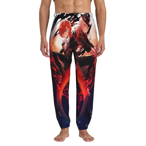 Men Bungo Stray Dogs Sweatpants Funny 3D Print Sports Joggers Pants Casual Graphic Trousers with Drawstring