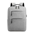thumbnail image 1 of Men Business Laptop Backpack Travel Work Bag Multi Compartment External Charging Port Water Resistant Daily Commute Computer Bag, 1 of 6