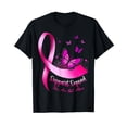 thumbnail image 1 of Men Butterfly Support Squad Breast Cancer Warrior Pink T-Shirt, 1 of 5
