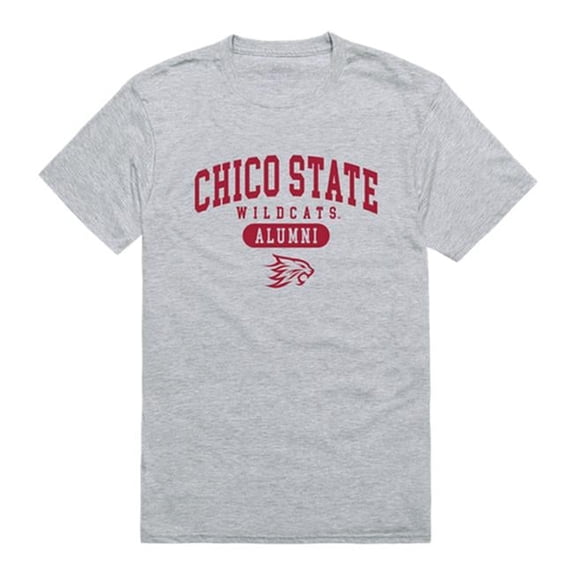 Men Cal State Chico Wildcats Alumni T-Shirt, Heather Grey 2 - Large