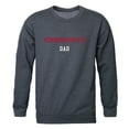 thumbnail image 1 of Men Cal State Chico Wildcats Dad Crewneck Fleece, Heather Charcoal 2 - Large, 1 of 1