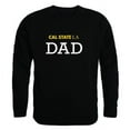 thumbnail image 1 of Men Cal State Los Angeles Golden Eagles Dad Crewneck Fleece, Black - Medium, 1 of 1
