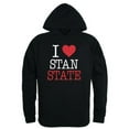 thumbnail image 2 of Men's Black Cal State Stanislaus Warriors Keeper Long Sleeve T-Shirt 2 of 14