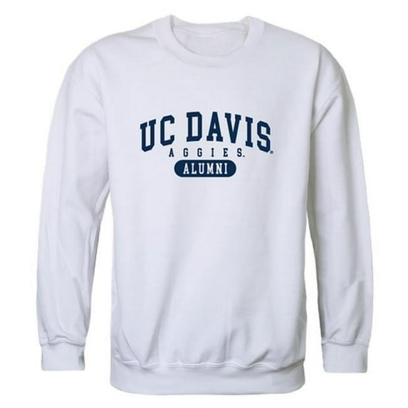 Men California Davis Aggies Alumni Fleece, White - Medium