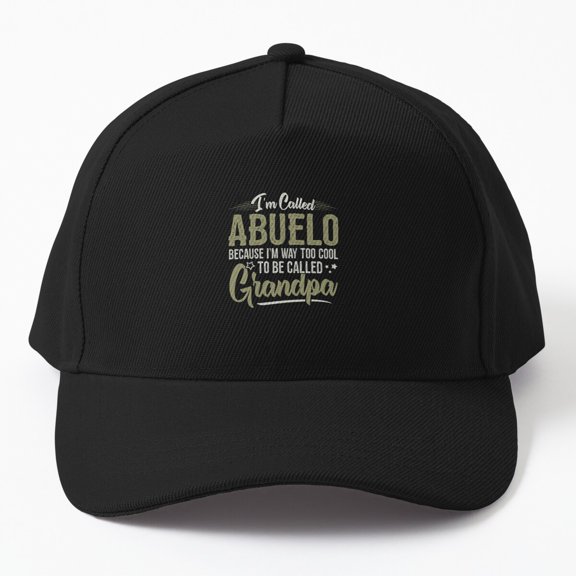 Men Called Abuelo Baseball Cap, Grandpa Father's Day Family Appreciation Design Hat