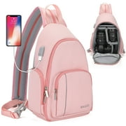 Men Camera Sling Bag Crossbody Travel Shoulder Backpack for SLRD SLR