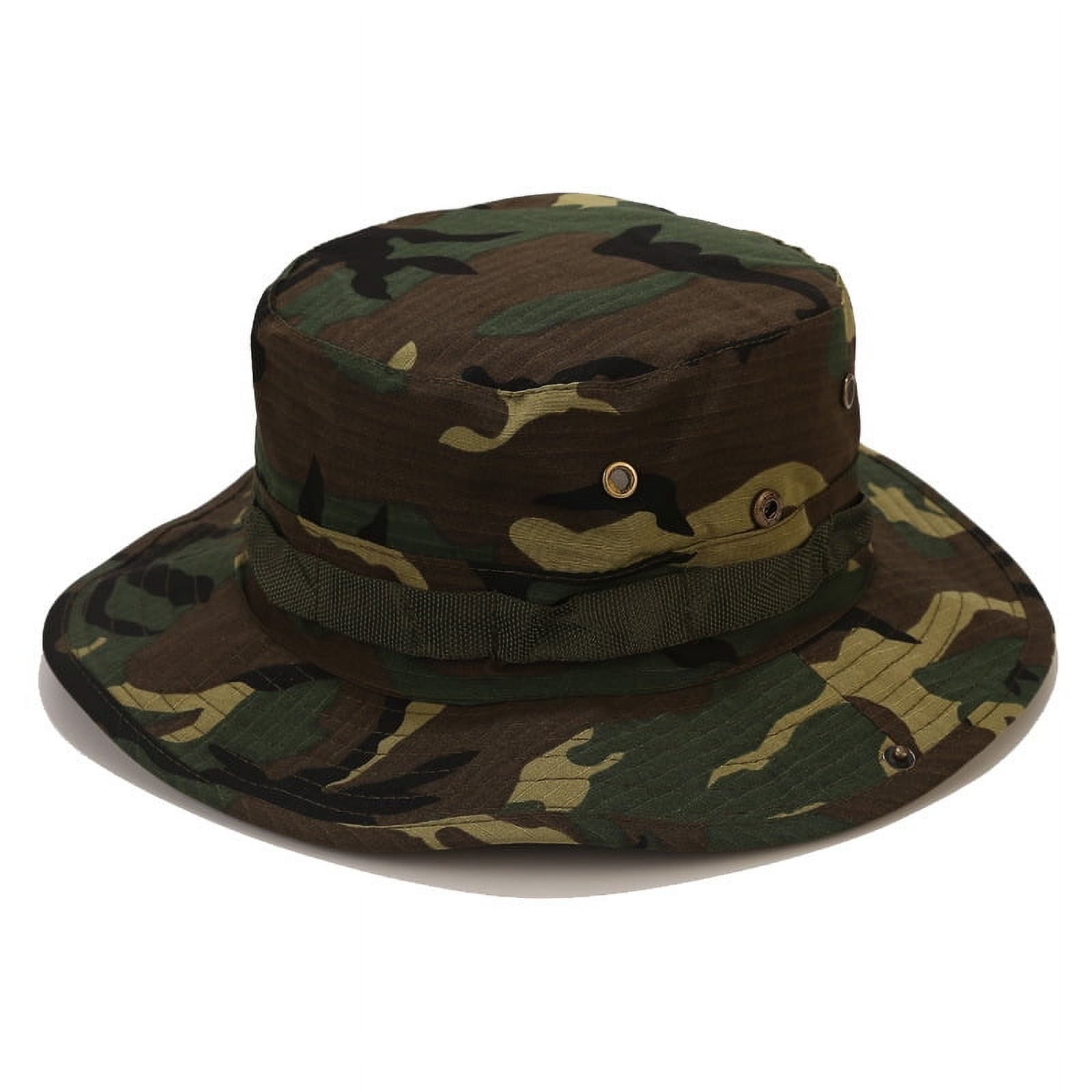 Men Camouflage Bonnie Hats Tactical Army Bucket Hats