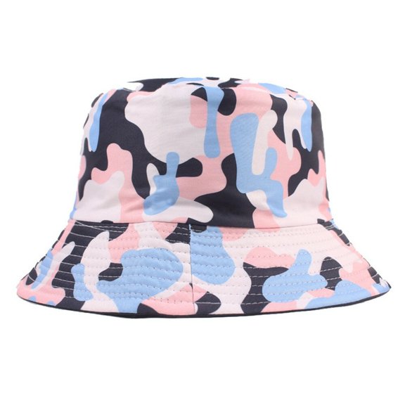 Men Women Camouflage Casual Cotton Fisherman Bucket Hat Outdoor Military Hunting Cap