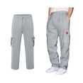 thumbnail image 1 of Men Cargo Pants Baggy Pants Joggers with Pockets Pants for Men, 1 of 4