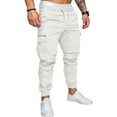 thumbnail image 1 of Men Cargo Pants Baggy Sweatpants Jogger Pants with Pockets Hiking Essentials Clothes for Men, 1 of 7