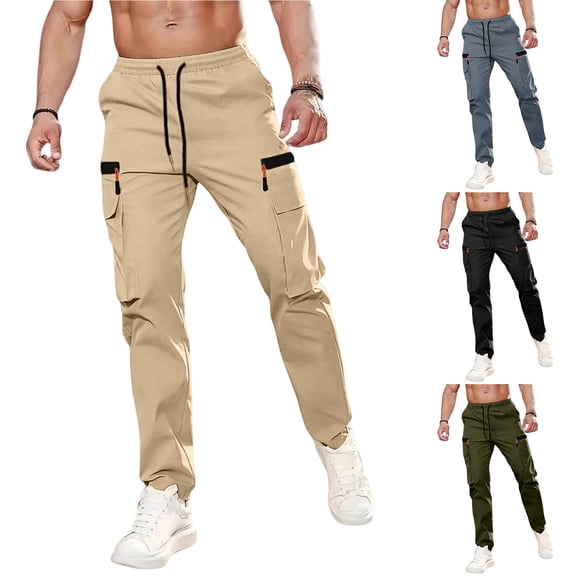Men Cargo Pants, Outdoor Stretch Cargo Pants Pantalones Carpenter Pants For Men Waterproof Para Hombre De Trabajo Slim Fit Hunting Pants Pantalones Para Xxl Beige