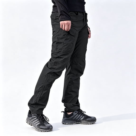 Men Cargo Pants Stretch Durable 6 Storage Regular Fit Outdoor Hiking Work Pants S-XXL