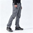 thumbnail image 1 of Men Cargo Pants Stretch Durable 6 Storage Regular Fit Outdoor Hiking Work Pants S-XXL, 1 of 9