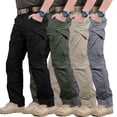 thumbnail image 1 of Men Cargo Pants Stretch Regular Fit All Terrain Durable Outdoor Casual Work Pants S-XXL(1 pack), 1 of 9