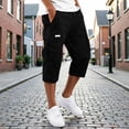 thumbnail image 1 of Men Cargo Shorts Joggers with Pockets Hiking Shorts Relaxed Fit Summer Clothes Men's Workout Shorts, 1 of 6