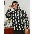thumbnail image 1 of Men Cartoon Graphic Hooded Sleep Top, 1 of 5