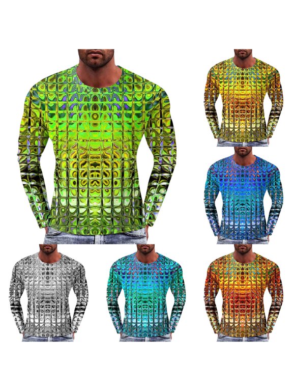 Men Casual 3D Printed Long Sleeve Tennis T Shirt Fashion Design For Couples Unisex Streetwear Top